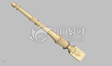 茶幾腳 木雕家具腿3D雕刻模型