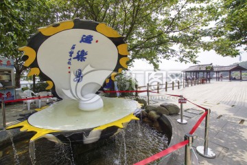 渔乐岛贝壳雕塑