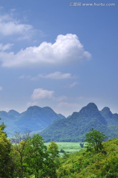 蓝天白云风景