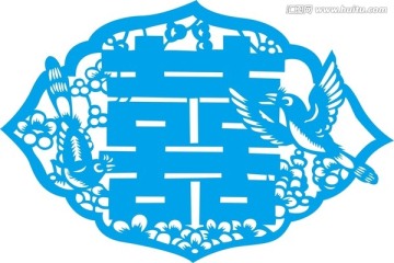 剪紙 婚慶