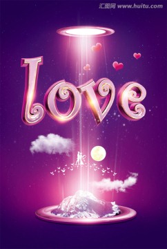 love創(chuàng)意海報(bào)
