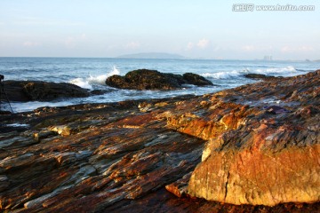 海边岩石风景