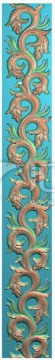 連環(huán)花玄關(guān)裝飾浮雕圖