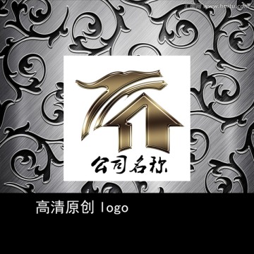 房地产龙形logo