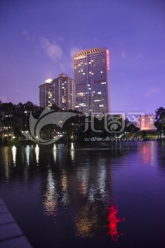 阳光酒店夜景