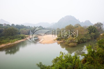 武夷山九曲溪 溪流河流