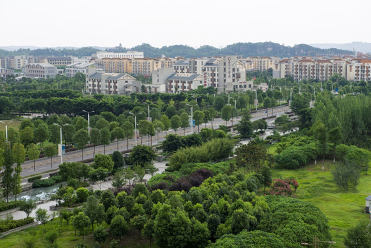 新北川城市建筑