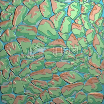 石塊紋理 石頭底紋浮雕雕刻圖