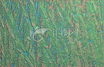 紋理底紋浮雕圖印象派