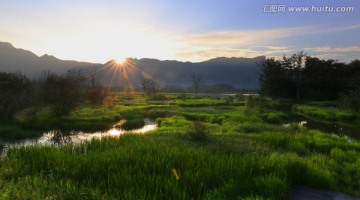 神龙架大九湖 湿地湖泊