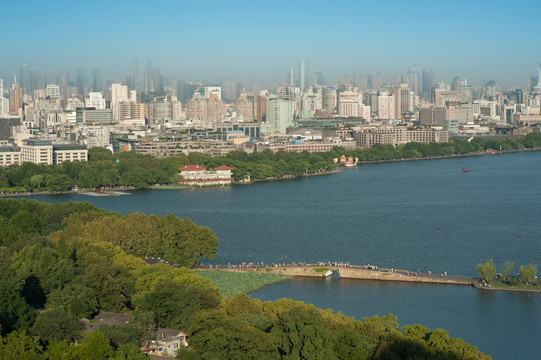 杭州风光 断桥风景