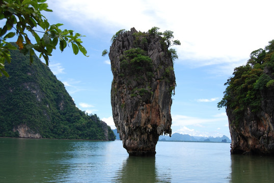 泰国普吉岛攀牙湾旅游 泰国山水