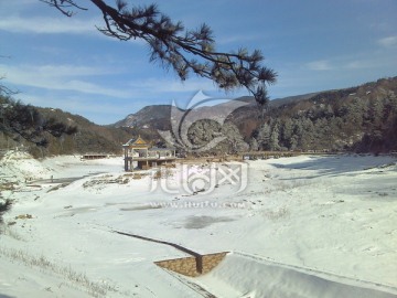 庐山雪景