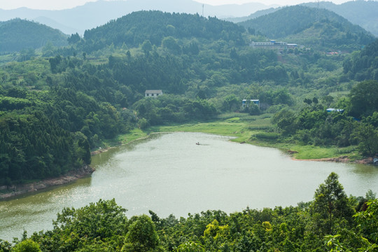 四川简阳三岔湖