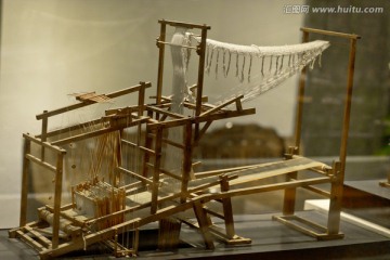 四川传统农家纺织机
