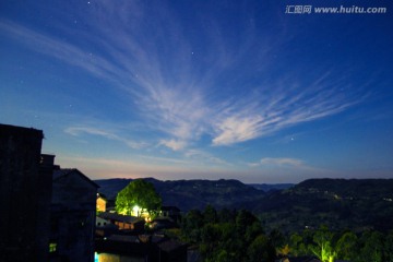 乡村夜空