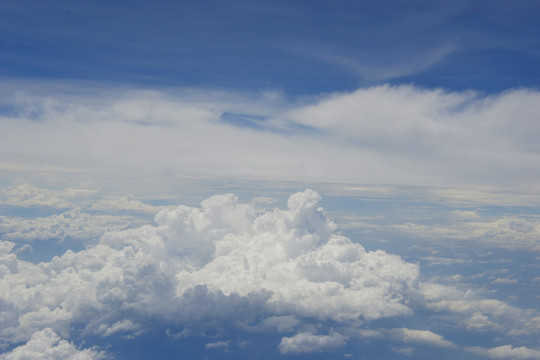 蓝天白云素材 云层航拍