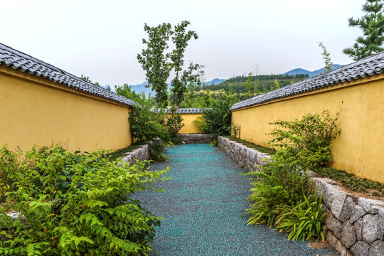 日韩建筑庭院