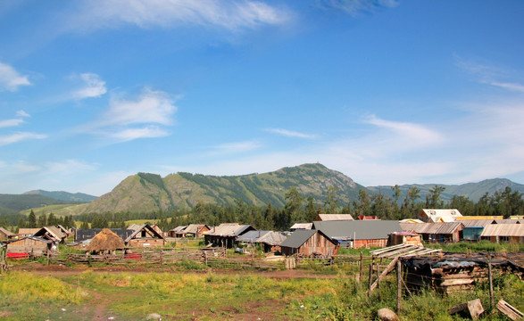 喀纳斯图瓦族村落