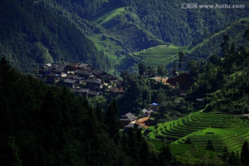 苗寨梯田