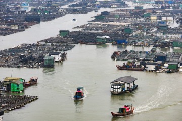 海水养殖 霞浦风光