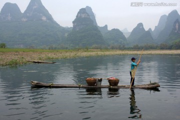 最美的桂林山水相间