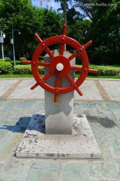 舵机雕塑