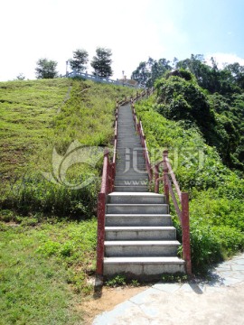 山间楼道