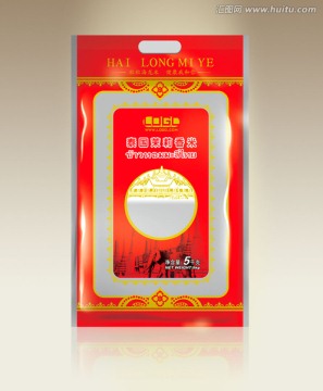 泰國(guó)香米包裝設(shè)計(jì)平面圖