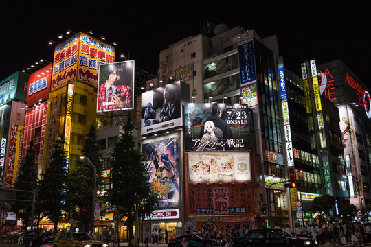 日本秋叶原夜景