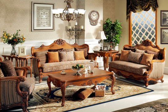 沙发 茶几 地毯 美式家具