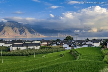 云南永胜程海湖