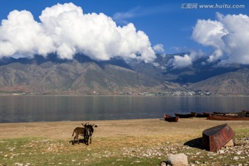 永胜程海湖