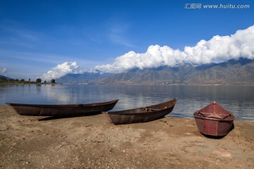 云南永胜程海湖