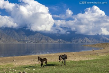 永胜程海湖