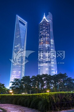 上海 陆家嘴夜景