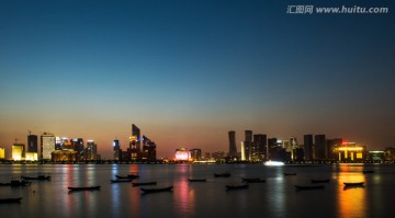 杭州钱江新城夜景