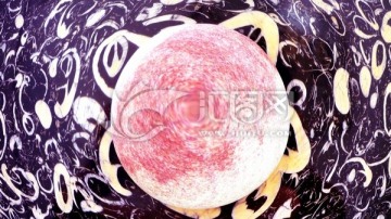 圓與斑紋 旋轉(zhuǎn)特效