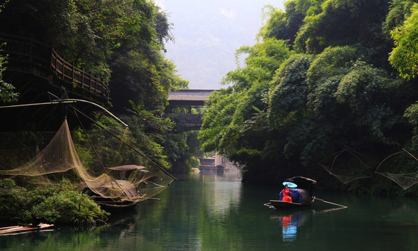 三峡风景 河流山川