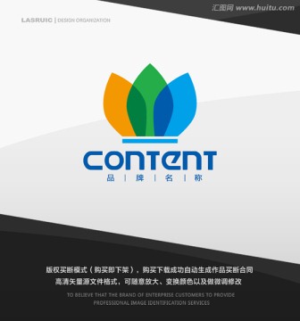 葉子 皇冠 logo設(shè)計(jì)