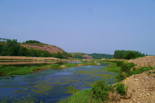 一河两岸