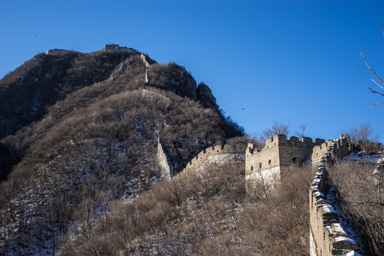 箭扣残雪 城墙