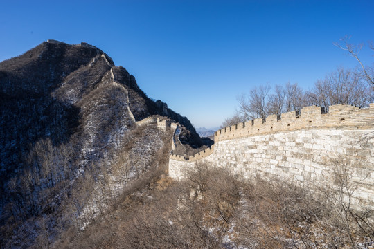 箭扣残雪 城墙