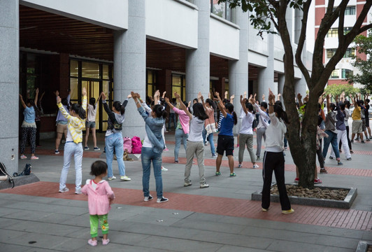 学校早操 学生集体舞