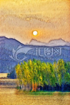 抽象畫 不分層