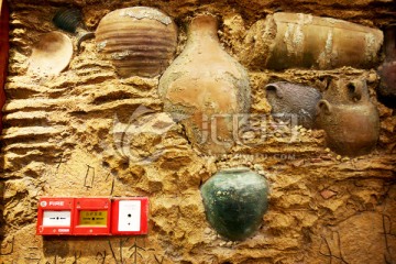 陶器 甲骨文化墙