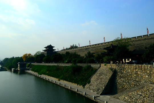 陕西 西安 城墙 考古 文物