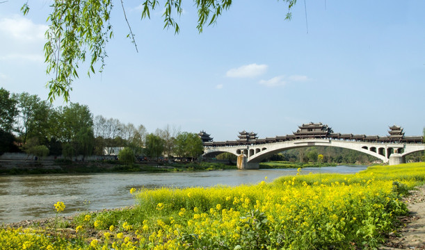 黄龙溪古镇廊桥