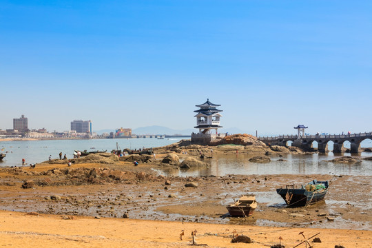 兴城海滨望海楼 葫芦岛海滨