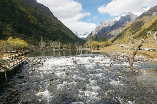 四川四姑娘山双桥沟风景